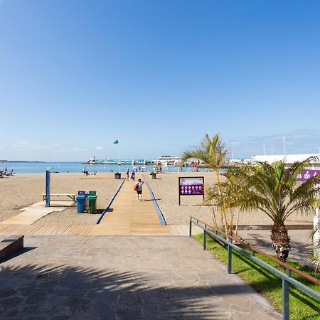 Classbnb - Seafront Studio With Beach View In The Center Of Los Cristianos Los Cristianos  Luaran gambar