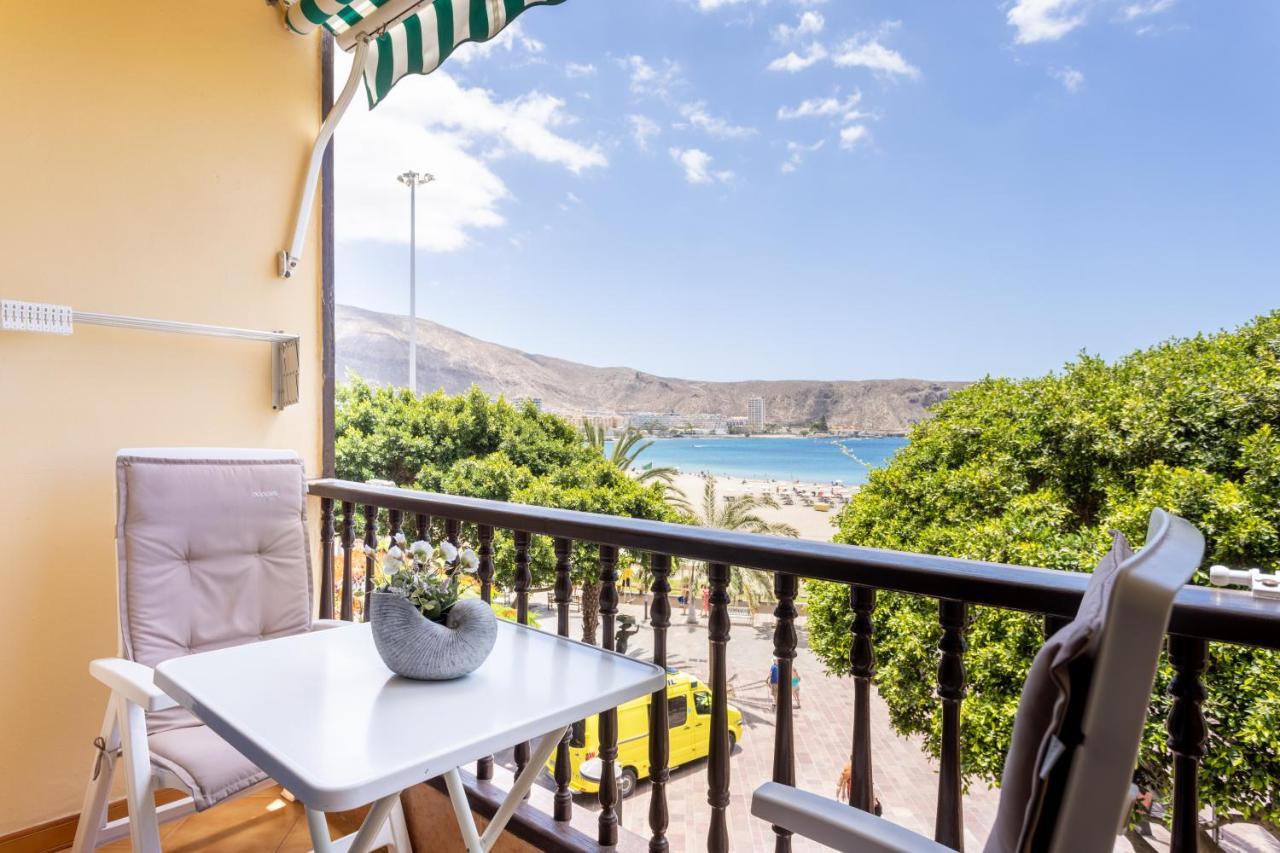Classbnb - Seafront Studio With Beach View In The Center Of Los Cristianos Los Cristianos  Luaran gambar